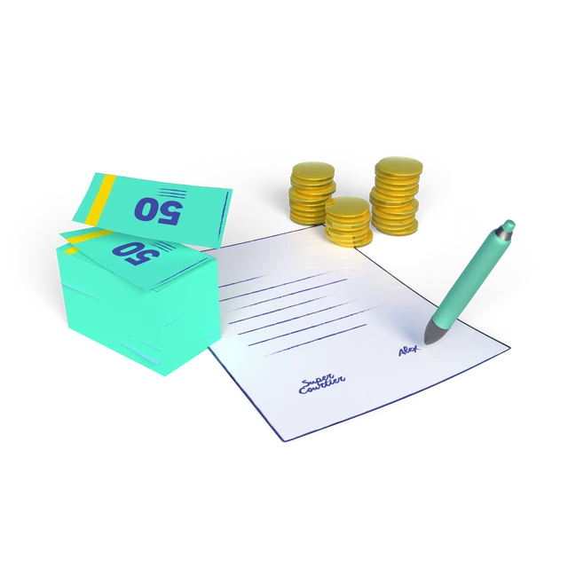 Signer et recevoir les fonds